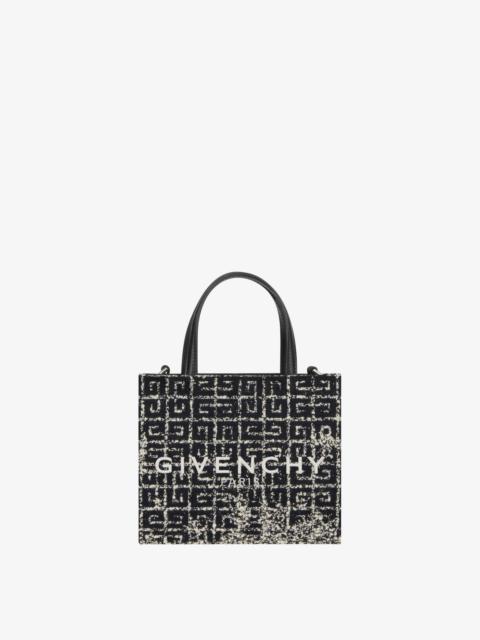 Givenchy MINI G-TOTE SHOPPING BAG IN 4G TWEED