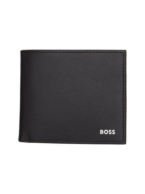 BOSS Black Logo Stamp Leather Wallet