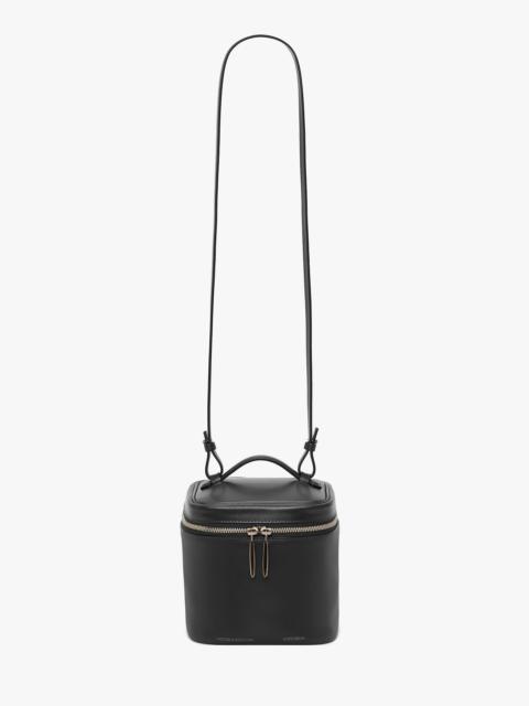 Victoria Beckham Vanity Crossbody Bag In Black Leather