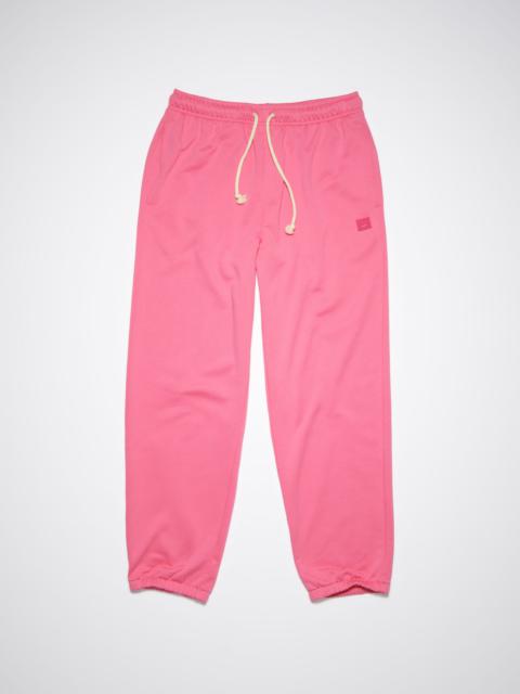 Cotton sweatpants - Bright pink