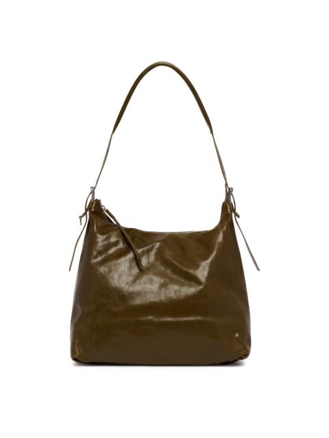 Lemaire Brown Belted Hobo Bag