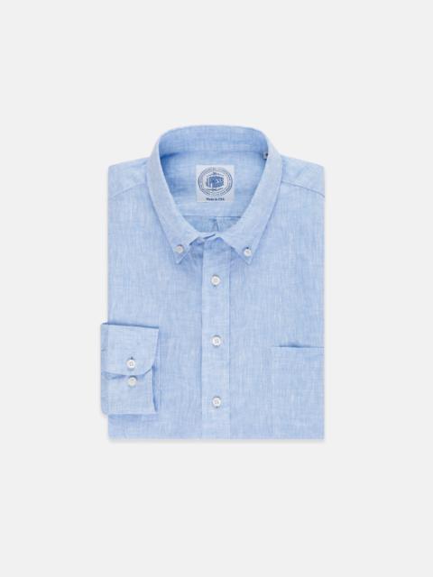 J. PRESS SOLID LINEN SPORT SHIRT - CLASSIC FIT