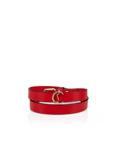 Christian Louboutin Loubilink Logo Bracelet Red