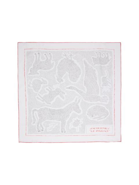 JACQUEMUS Off-White 'Le Paysan' Scarf