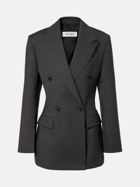 RÓHE Hourglass double-breasted wool blazer