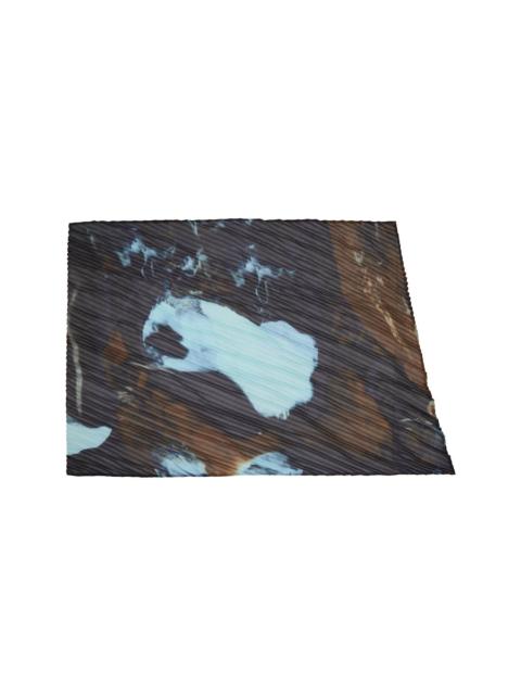 ISSEY MIYAKE Brown & Blue Agate Scarf