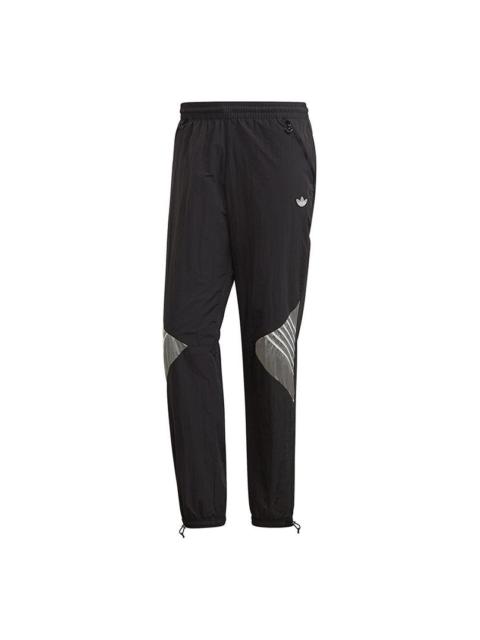 adidas originals Tolima-02 Trackp Reflective Logo Casual Training Sports Long Pants Black GD5804