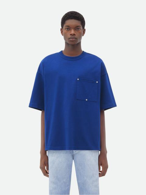 Jersey T-Shirt With V Pocket