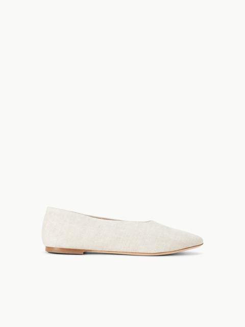 STAUD STAUD ALBA BALLET FLAT NATURAL