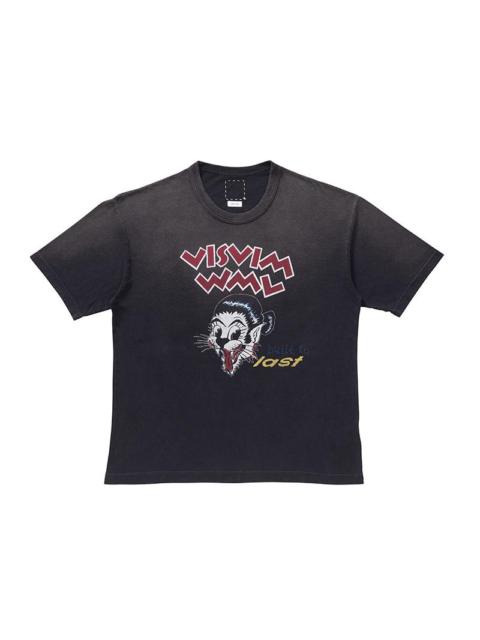 visvim JUMBO TEE S/S BTL DMGD BLACK