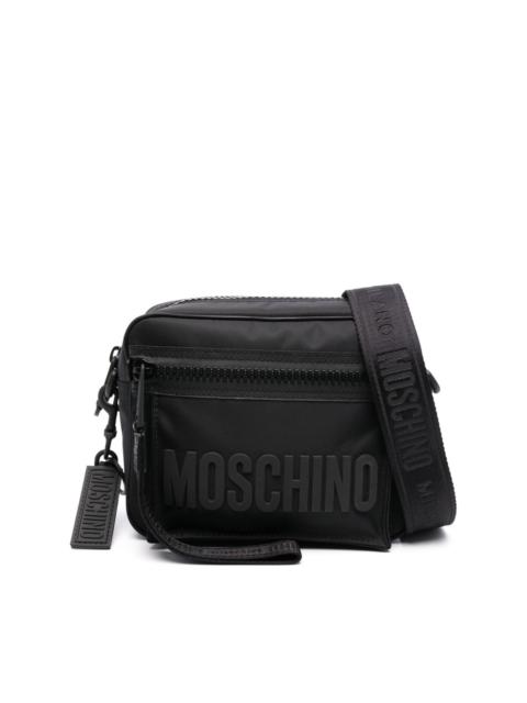 Moschino logo-lettering messenger bag