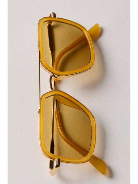 FREE PEOPLE Luna Classic Aviator Sunglasses