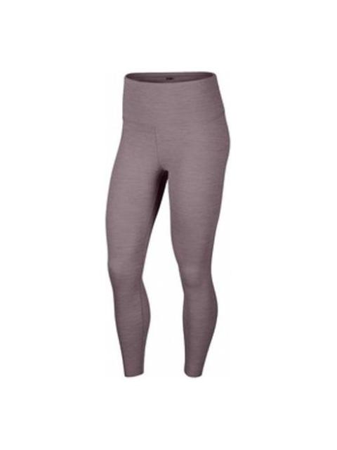 Nike (WMNS) Nike Solid Color Sports Gym Pants/Trousers/Joggers Purple CJ3802-202