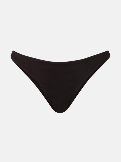 STAUD Dana satin bikini bottoms