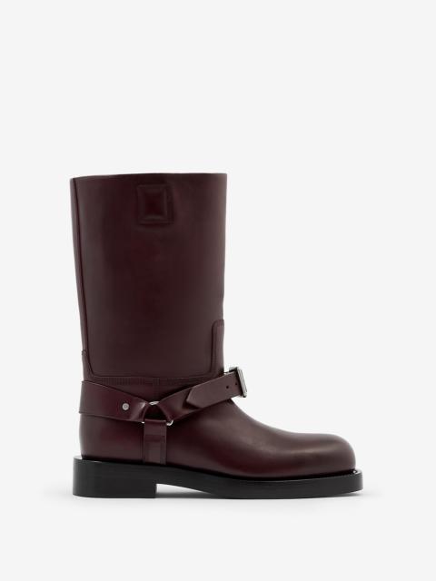 Burberry Leather Saddle Low Boots