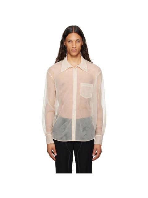 Simone Rocha Beige Pearl Shirt