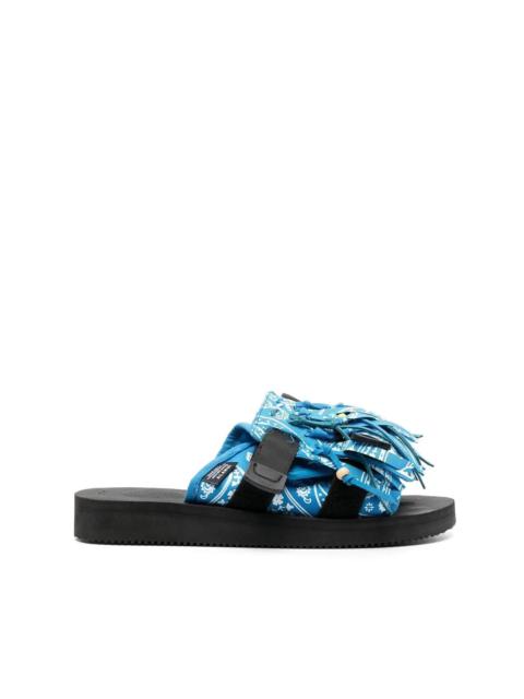 Alanui fringe-detail open-toe sandals