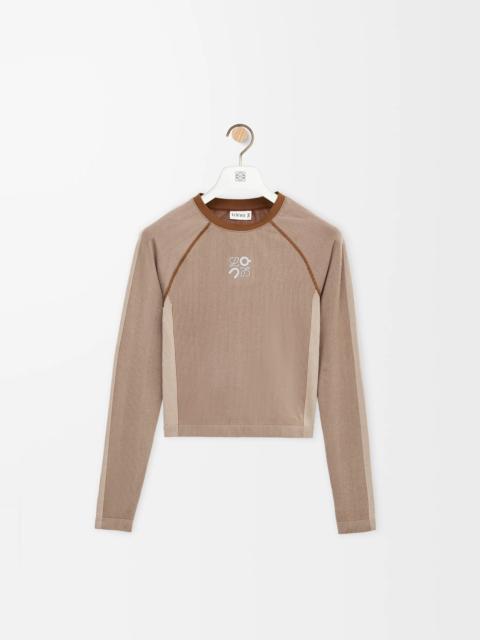 Loewe Long sleeve top in technical jersey