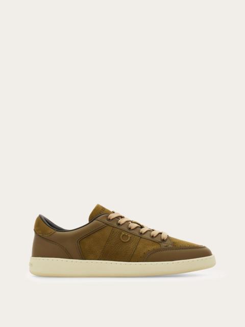 FERRAGAMO Low-top sneaker with signature