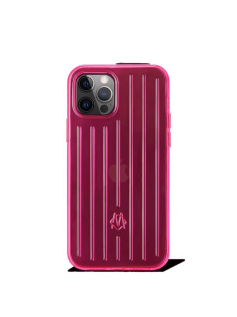 RIMOWA iPhone Accessories Neon Pink Case for iPhone 12 & 12 Pro