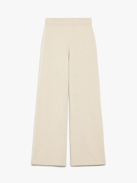 WEEKEND Max Mara TENNIS Wide-fit knit fabric trousers