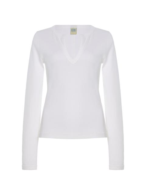 FLORE FLORE Iman Organic Cotton T-Shirt white