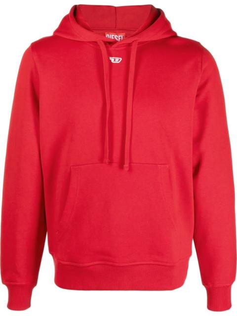Diesel logo-patch detail hoodie