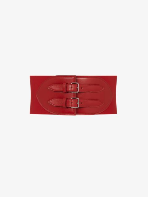 Alaïa CORSET ELASTIQUE BELT IN STRETCH AND CALFSKIN