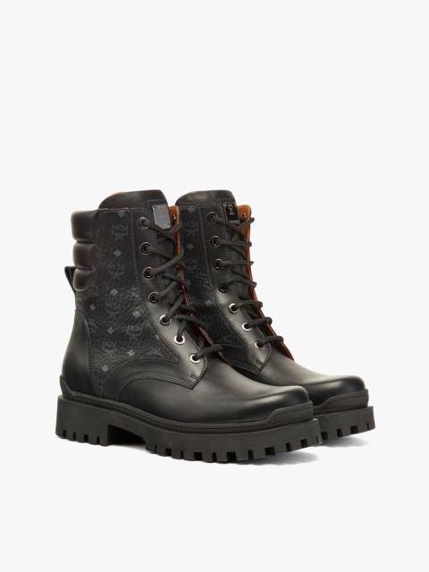 MCM Visetos Boots in Calf Leather