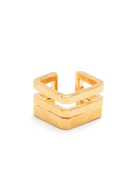Zadig & Voltaire brass stacking rings
