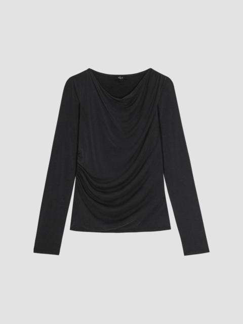 Rails Women's Issel Draped Long-Sleeve Top - Ash
