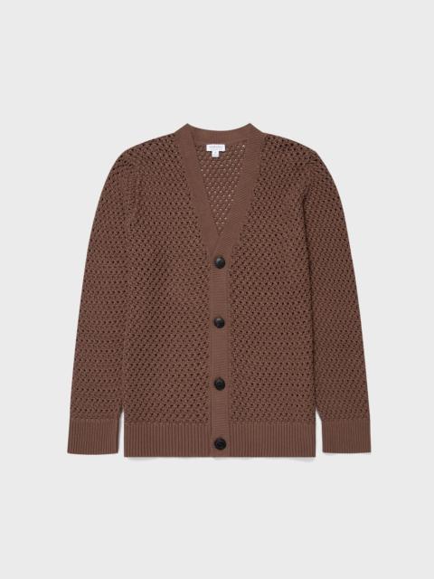 Sunspel Open Stitch Cardigan