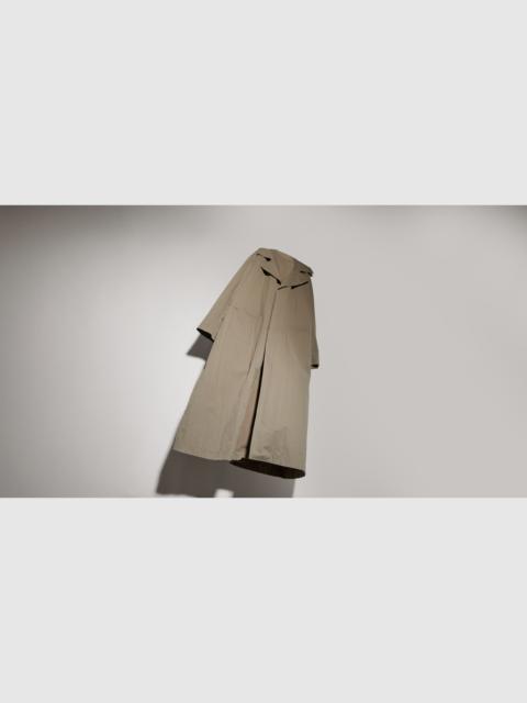 GUCCI Washed matte nylon trench coat