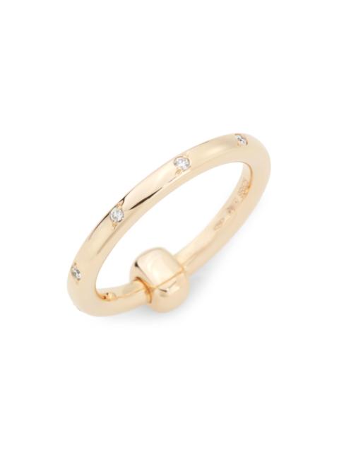 Pomellato Women's Together 18K Rose Gold & 0.10 TCW Diamond Ring - Rose Gold
