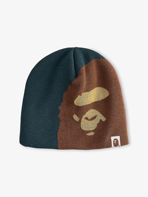 A BATHING APE® Ape Head Knitted Beanie Hat