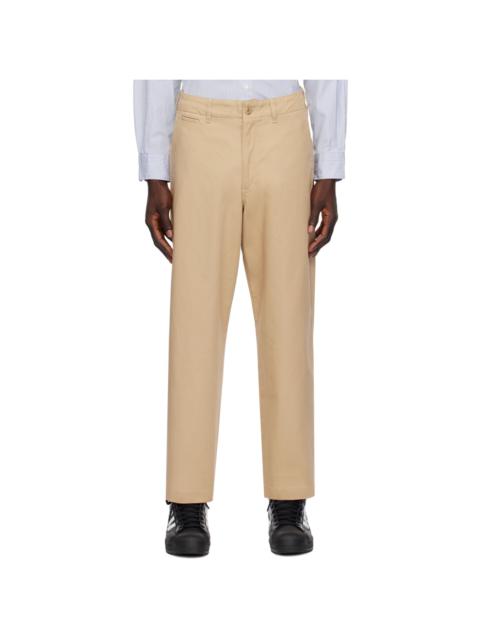 Beige Classic Trousers