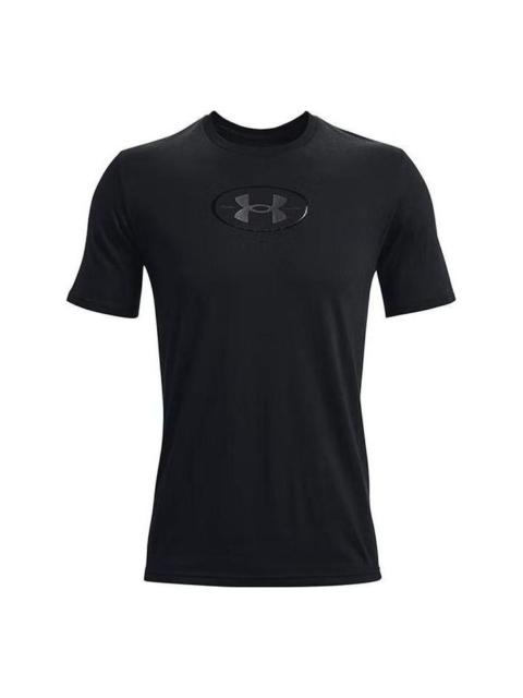Under Armour Under Armour Repeat Graphics T-shirt 'Black' 1371264-001