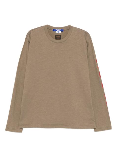 Junya Watanabe MAN printed-sleeve T-shirt