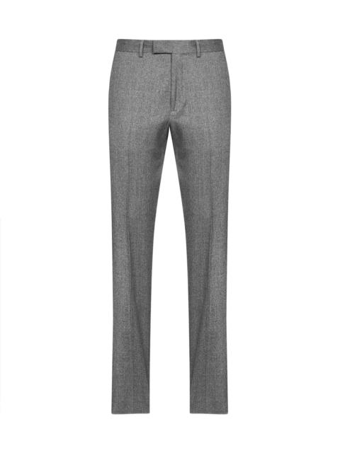ZEGNA Melange grey Techmerino Wash&Go trousers