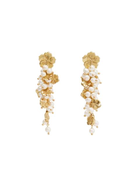 ALÉMAIS Team Spirit Flower & Pearl Earrings