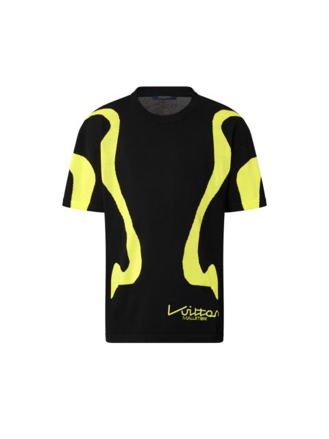 Louis Vuitton Sporty Line Intarsia Short-Sleeved Crewneck