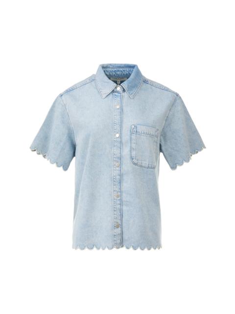rag & bone Christina Short Sleeve Shirt