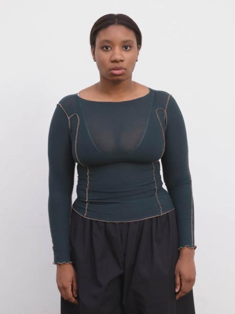 BASERANGE Omato Long Sleeve Tee - Organic Cotton Rib