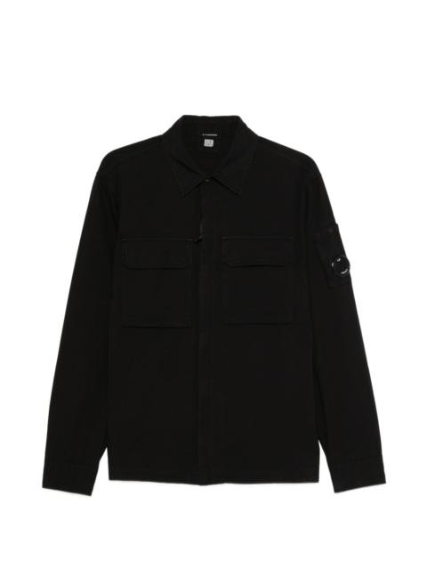 flap-pocket long-sleeve shirt