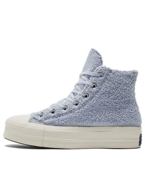 Converse (WMNS) Converse Chuck Taylor All Star Platform High 'Cozy Sherpa - Ghost' 572240C