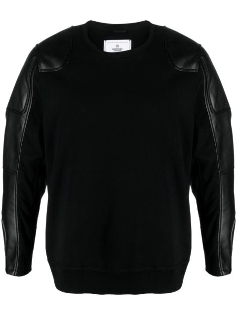 Junya Watanabe MAN panelled cotton sweatshirt