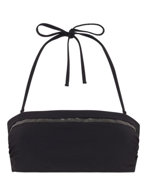 Brunello Cucinelli Monili chain-embellished bikini top