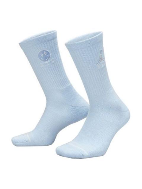 Jordan Air Jordan x J Balvin Celestine Crew Socks 'Blue' DR9817-400