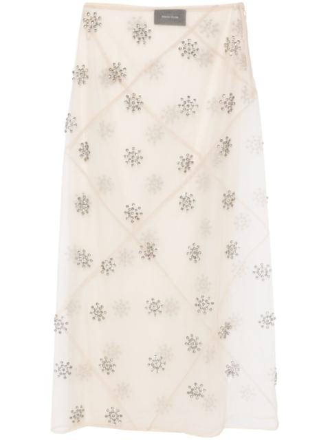 Simone Rocha crystal-embellished skirt