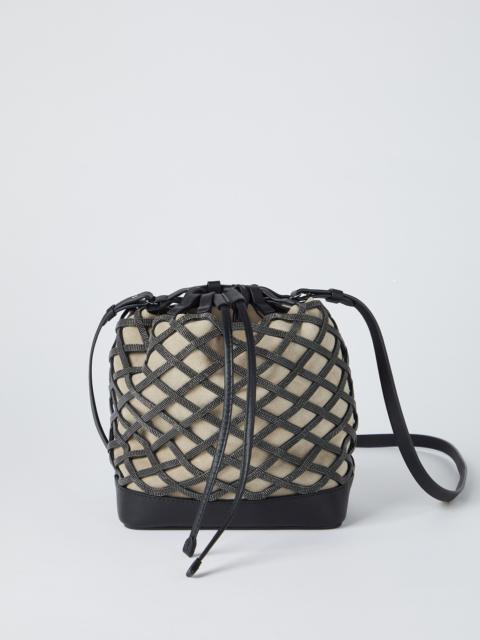 Brunello Cucinelli Precious Net bucket bag